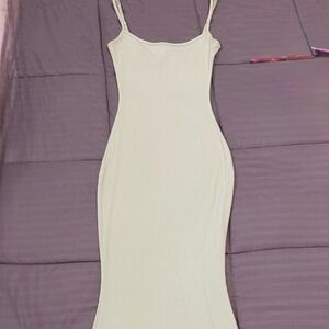 Skims Soft Lounge Long Slip Dress Mint XS